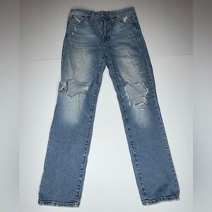 MADEWELL Sz 28 The Perfect Vintage Jean High Rise Distressed NC328